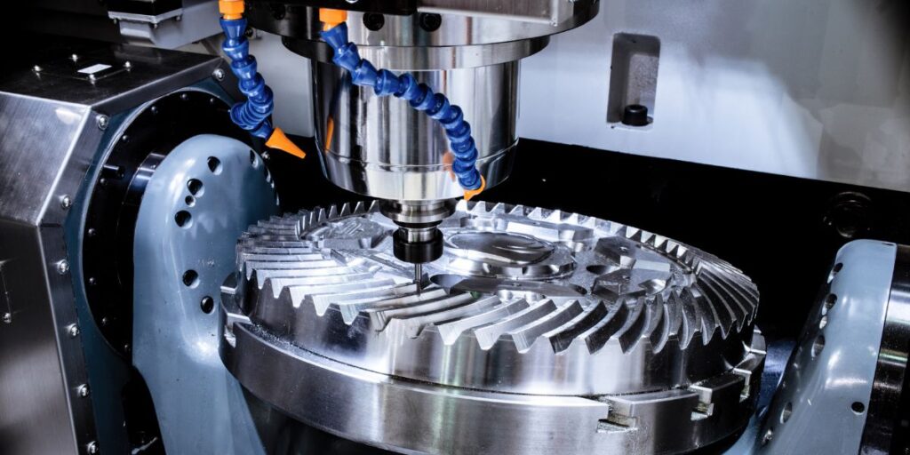 Vertical Machining Center VMC Machine Work at Jay Ambe Engineering Works